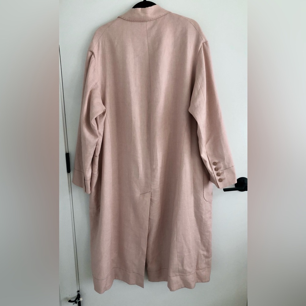 Zimmerman Pink Belted Trench Coat | Designer Size 1 - Picture 5 of 14
